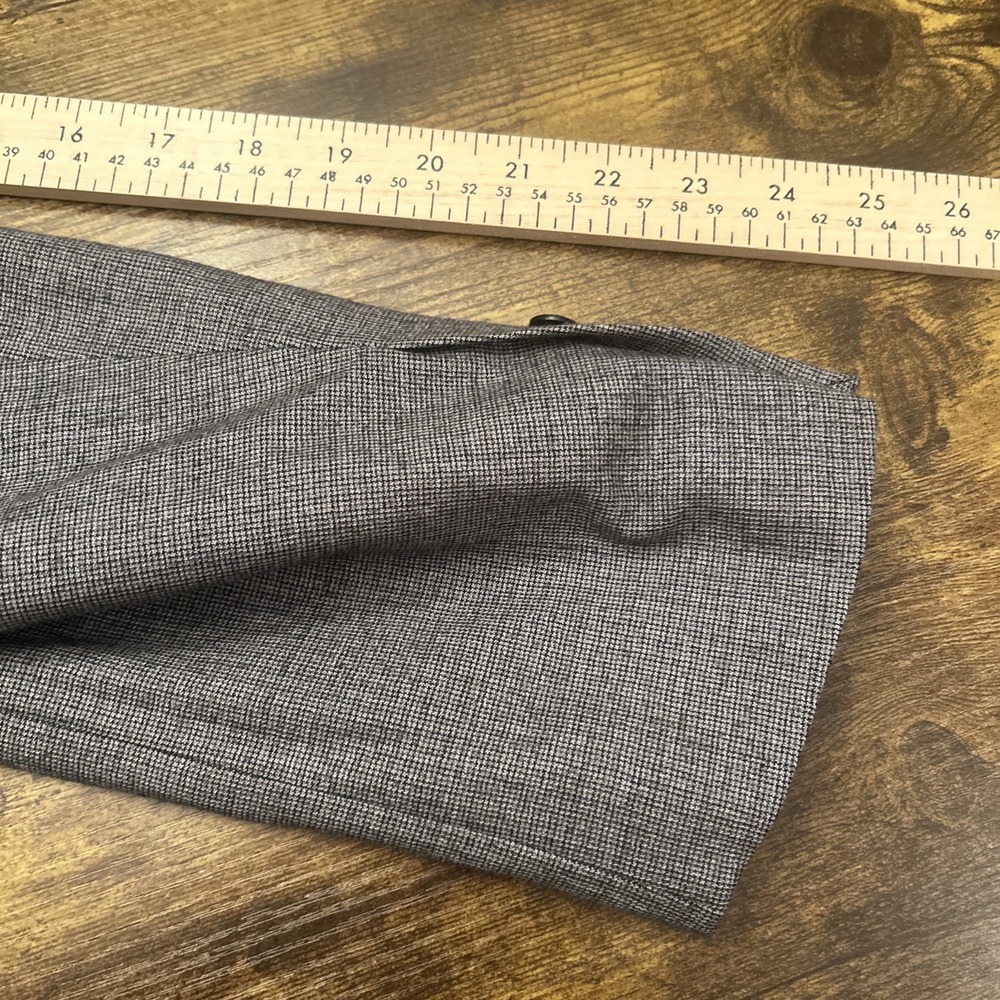 Jos. A. Bank 1905 Collection Grey Wool Blazer Sport Coat Mens 46R Micro Check - Picture 10 of 12